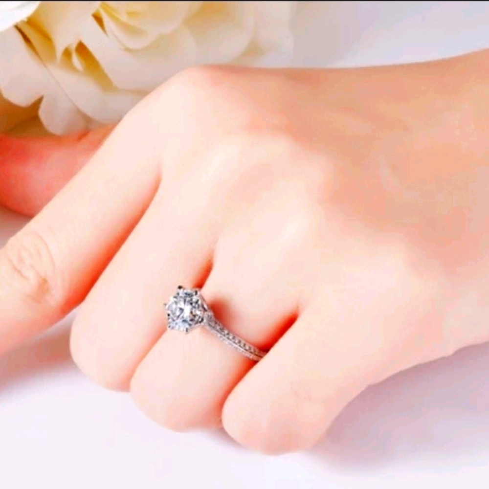 Real Silver Ring With Certificate - image 1